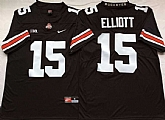 Ohio State Buckeyes 15 Ezekiel Elliott Black Nike College Football Jersey,baseball caps,new era cap wholesale,wholesale hats